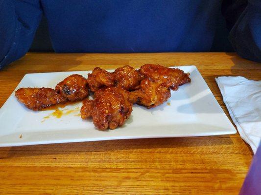 sweet chili flavor wings. Yum!