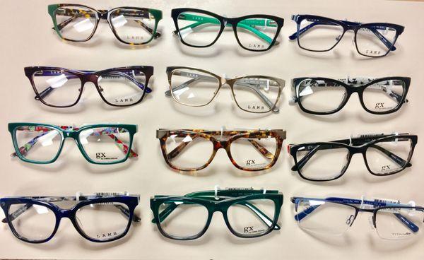 Stop by our office and check out the colorful and unique frames Gwen Stefani has to offer!