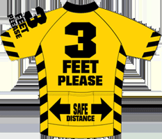 give your cyclists 3 feet please