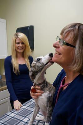 Lady Sybil gives Dr. Otto kisses.