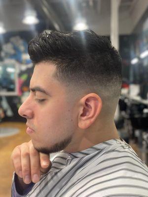 Fresh skin fade curtesy of Hermon, one of super talented barber stylists