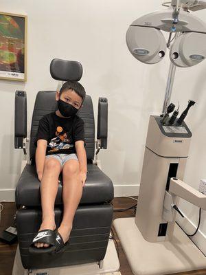 Dalian's eye exam