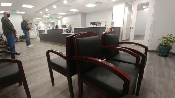 Waiting area in the surgery suite