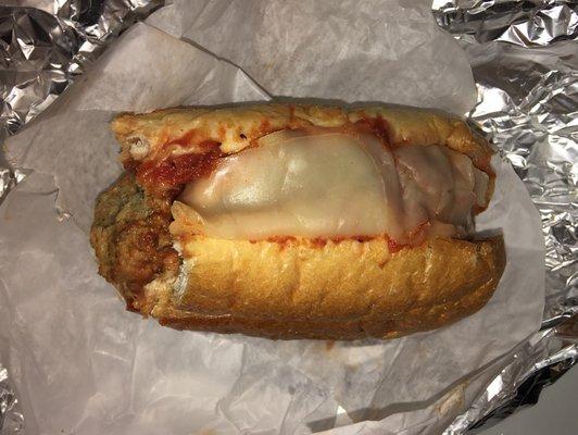 meatball sub is better when the guy with the tattoo makes it