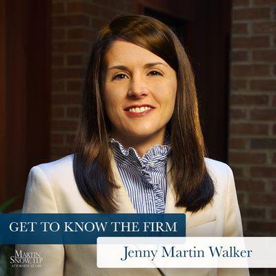 Jenny focuses her practice in business law and probate or estate planning and is an active member in numerous societies.