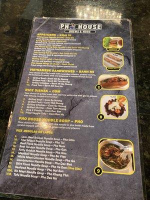 Menu with no prices ??