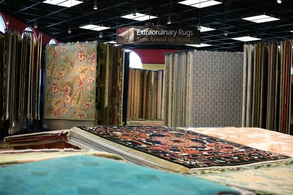 More top quality area rugs than I've ever seen in one location.