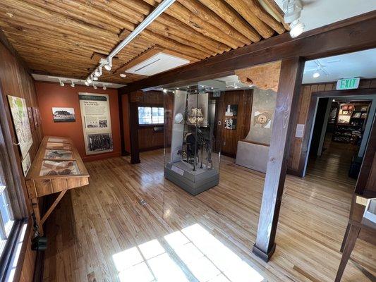 Displays in main museum.