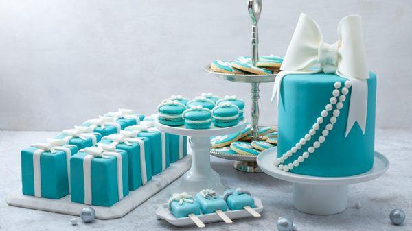 Tiffany theme dessert table