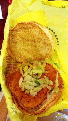 McChicken. They are skimping on the lettuce here.