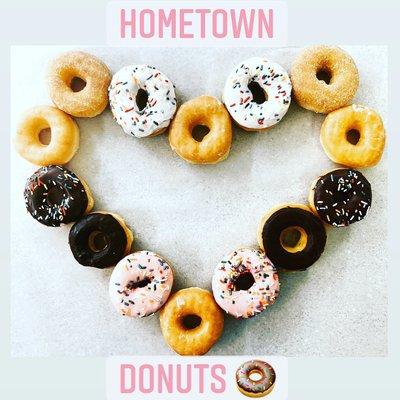 Heart with Donuts