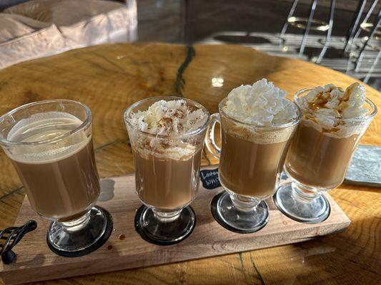 Fall Iced Latte Flight