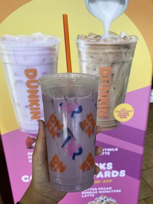 Purple Pomegranate Dunkin' Coconut Refresher