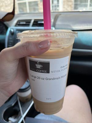 My iced "grandmas house" coffee