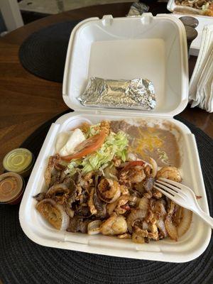 Combo fajitas