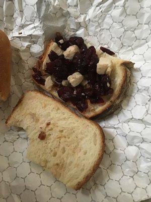 Cranberry sandwich