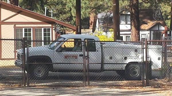 not only is their truck blocking my driveway, its blocking my trash from being picked up