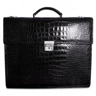 croco briefcase