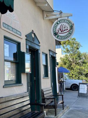 Alta coffee storefront