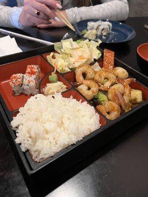 Shrimp Hibachi Bento Box Lunch