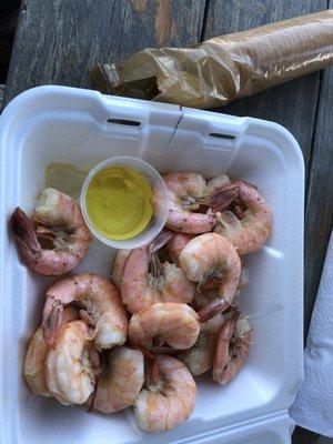 Boiled shrimp box!