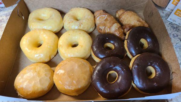 Dozen doughnuts $14.99