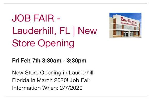 Job Fair!