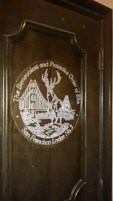 Entry door San Francisco Elks Lodge