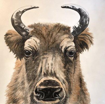 Bison painting