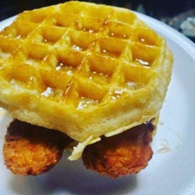 Chicken and waffles