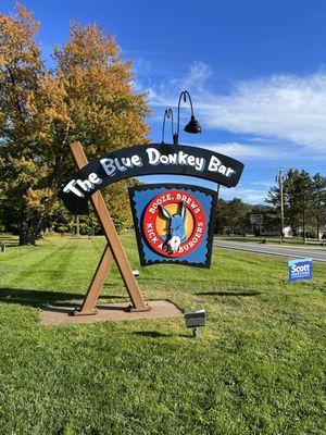 The blue donkey bar and grill