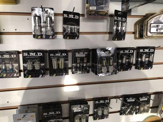 L.E.D lights are always in stock!