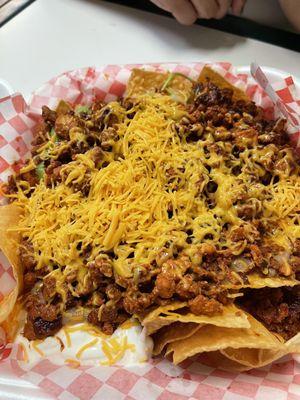 super nachos with adobada