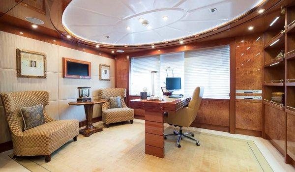 Interior Yacht Restoration on Motor Yacht Amaral by Custom Marine Carpentry INC