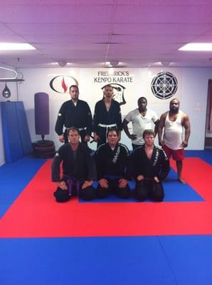 Some of our Jiu-Jitsu students and Assistant Instructors.