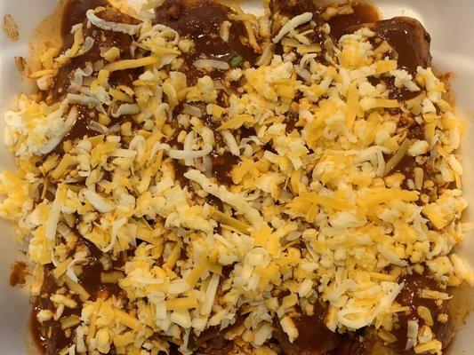 4 heat-n-eat CHICKEN Enchiladas for later