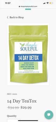 14 Day Detox Tea