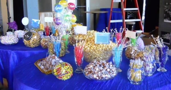 Rotary Club's Candy Buffet of Candy that was available 100 years ago