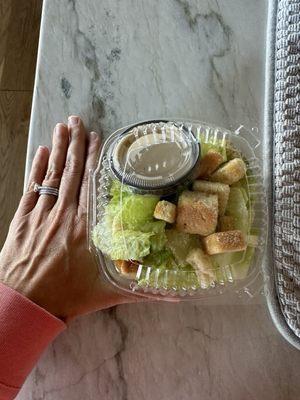 Small Caesar salad for a laughable $7