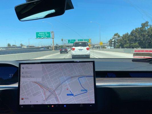 Tesla GPS location