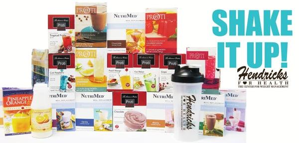 We offer a variety of protein products for your weight loss convenience.