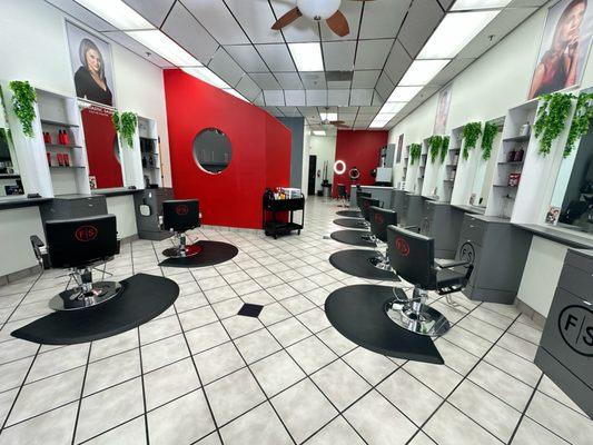 A beautiful clean salon