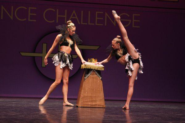 Sisters Emily and Sarah perform an intense jazz routine "Requiem".