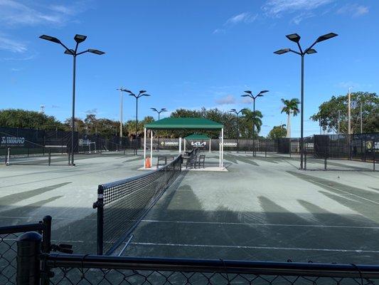 Clay courts