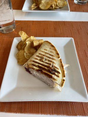 Half Turkey Cranberry Panini