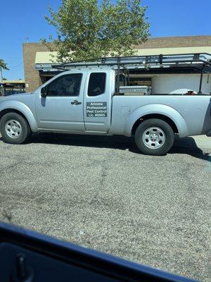 ironically same day I pick up my car a pest control company pulls up on the street, wonder where it is going....