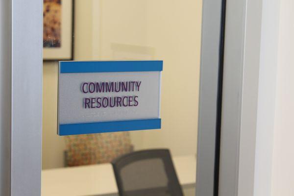 Community Resource enrollment specialists on-site