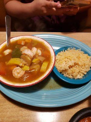 Shrimp soup..