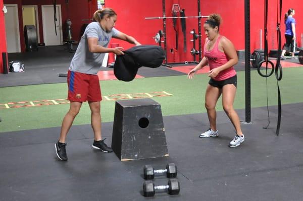 Sandbag functional training