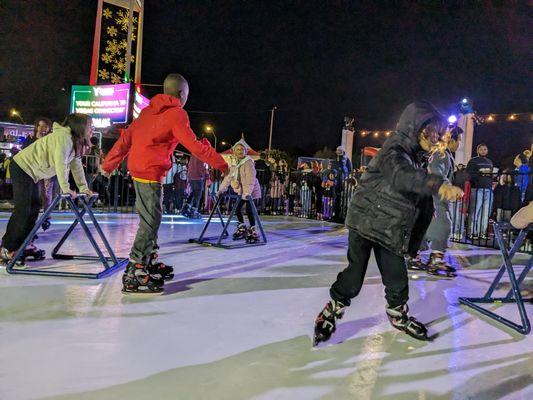 Our Synthetic Ice Skating Rinks come with real ice skates! Packages are all-inclusive and fully customizable. Book now! EmeraldEvents.com